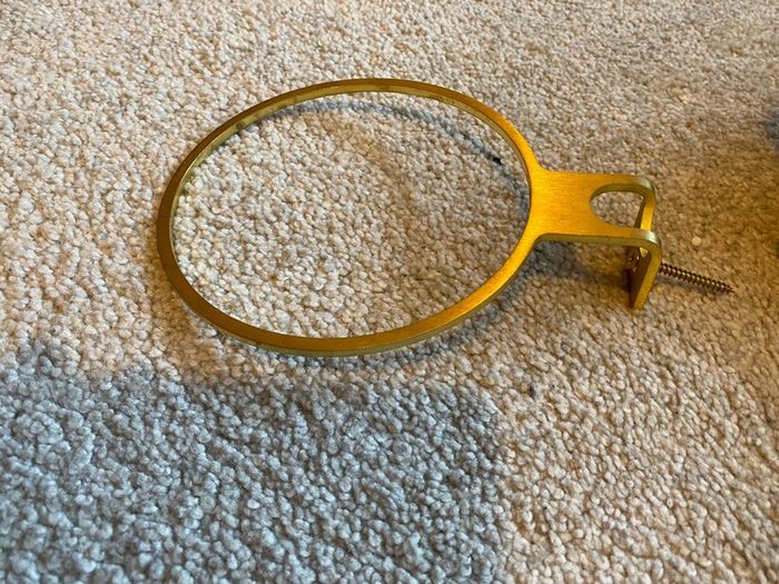 Brass Wall Plant Hanger - 2 different sizes Priced Individually
