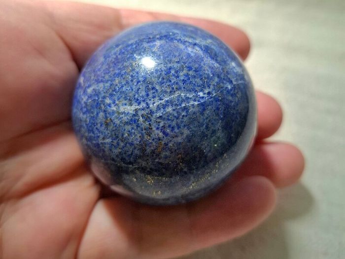 Gorgeous Lapis Lazuli natural gemstone sphere 6cm 270g stone for emotional blockages