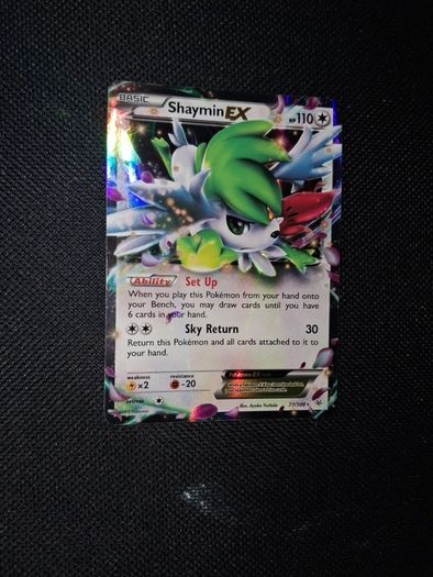 Pokemon Card: shaymin ex 77