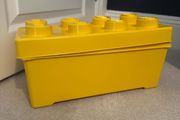 Lego yellow storage box