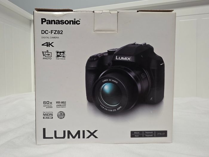 Panasonic Lumix DC-FZ82 4K Camera 60x Zoom Boxed