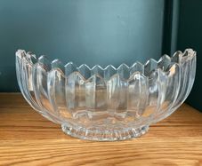 Killarney Crystal Beaufort Oval Glass Centrepiece Bowl - Boxed