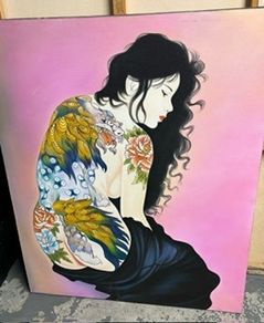 Japanese Lady, Pink