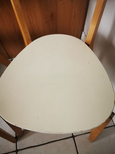 Ikea two solid wooden chairs