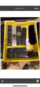 remote controls Sony toshiba  virgin panasonic google