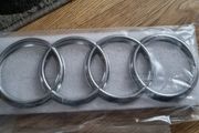 Audi Logo Set - Chrome Or Black