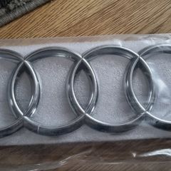 Audi Logo Set - Chrome Or Black