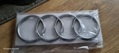 Audi Logo Set - Chrome Or Black