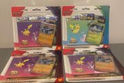 Pokemon 30th celebrations 3 pack tech sticker collection blisters