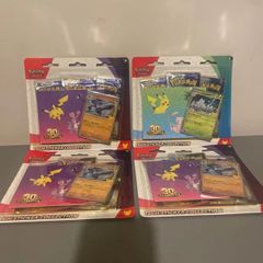 Pokemon 30th celebrations 3 pack tech sticker collection blisters