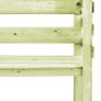 Garden Pergola with Bench 130x60x230 cm Impregnated Pinewood Image 4