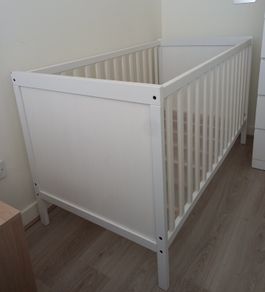 Ikea SUNDVIK Cot, white, 70x140 cm