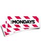 Fck Mondays Parody Glossy Stickers 2-Pack Image 3