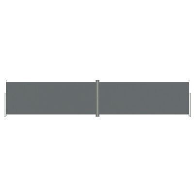Retractable Side Awning Anthracite 200x1000 privacy screen cm PRICE 170 euro