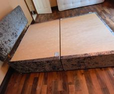 bed with mattress double