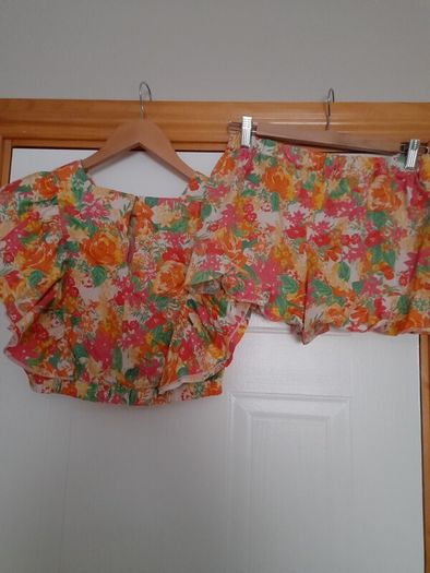 girls top and shorts set river island