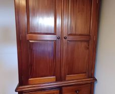 solid mahogany wardrobe