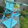 Vintage wooden high chair Image 2