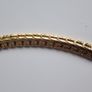 Pave Gold Costume Necklace, 18 inches Image 4