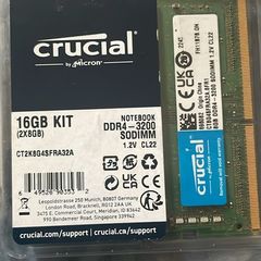RAM DDR4 Crucial 2666MHz SODIMM Pour PC Portable - 32GB/16GB/8GB/4GB - Neuf