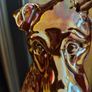 Vintage Art Deco Fox Terrier Companion Set with Coppery Lustre Glaze Image 5