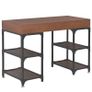 Desk with 3 Drawers 110x50x78 cm Solid Fir Wood Image 2