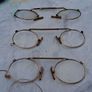 3 X Irish Gold Victorian Glasses Image 6