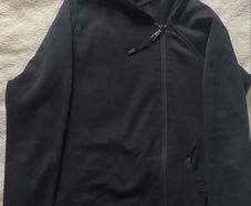 Nike Tech Fleece Asymmetric Hooded Cape  Black Size M