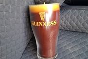 Guinness Pint Glass Candle