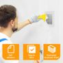 14PCS Wall Repair Patch, 2/4/6 inch Wall Repair Kit, Includes 10 Pcs Self Adhesive Walls Hole Filler Patchs with 2 Sandpaper, 2 Scraper for Fixing Walls & Ceilings Image 4