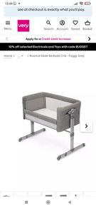 Joie Roomie Glide Bedside Crib free delivery !