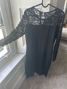 Black Lace Dress - UK10