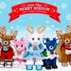 Build-A-Bear Workshop Special Christmas Edition Reindeers x3