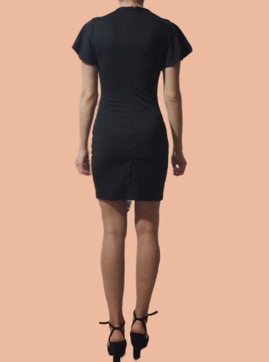 Elegant Black Mini Dress UK 14