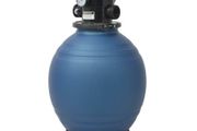 Pool Sand Filter with 6 Position Valve Blue 460 mm