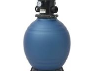 main image for ad Pool Sand Filter with 6 Position Valve Blue 460 mm