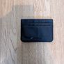 Black nylon card holder wallet Image 2