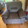 Grey 2 Seater and matching armchair Image 3