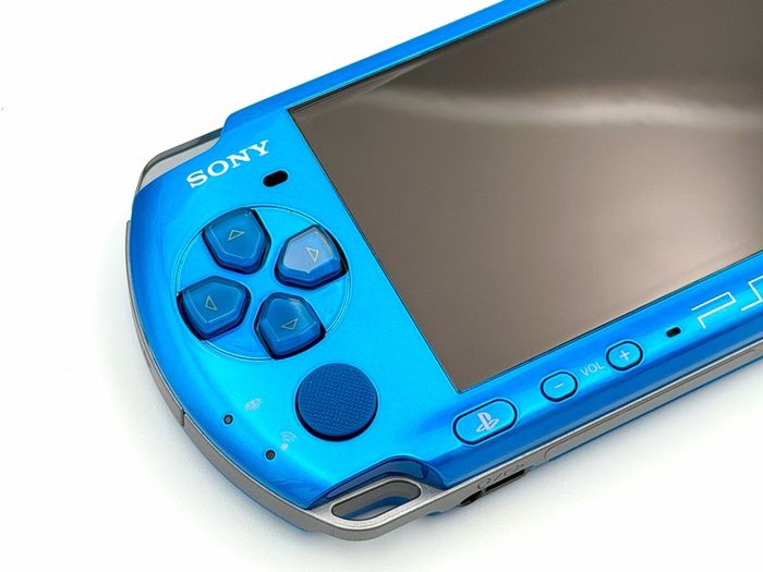 Sony PSP Console in Vibrant Blue - Boxed and Minty