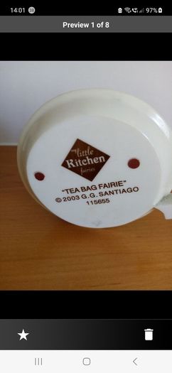 Collectable "Tea Bag Fairie"