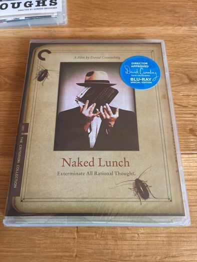 Criterion Collection Blu Ray. Naked Lunch
