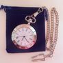 Large dial pocket watch and chain, Free Post Image 4