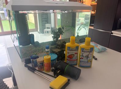 fish tank complete with two filters and everything you need.