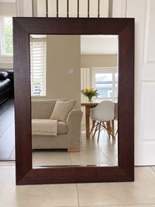 mirror solid wood frame