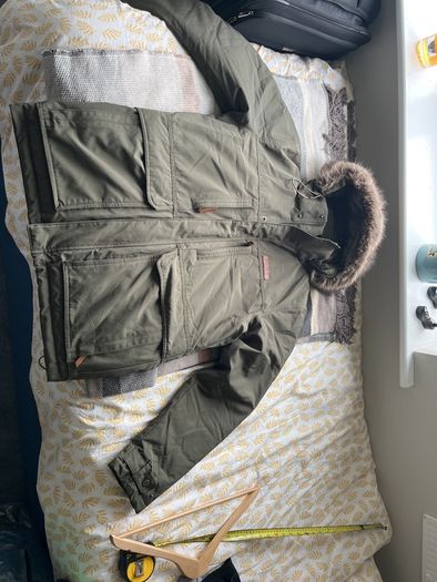 Columbia Men's Army Green Parka Jacket Medium