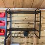 Black Metal Tool Storage Shelf Image 2