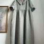 Pure Linen Gingham Dress Size Xl Image 8