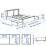 IKEA SONGESAND Bed frame with 4 storage drawers Image 5