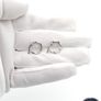 Vintage 925 Sterling Silver Leverback Small Hoop Earrings Image 8