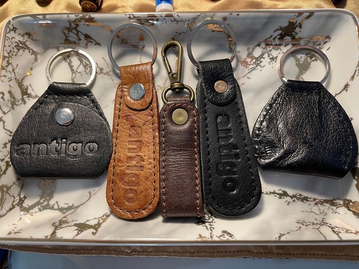 Genuine Leather Key Rings - Brand new